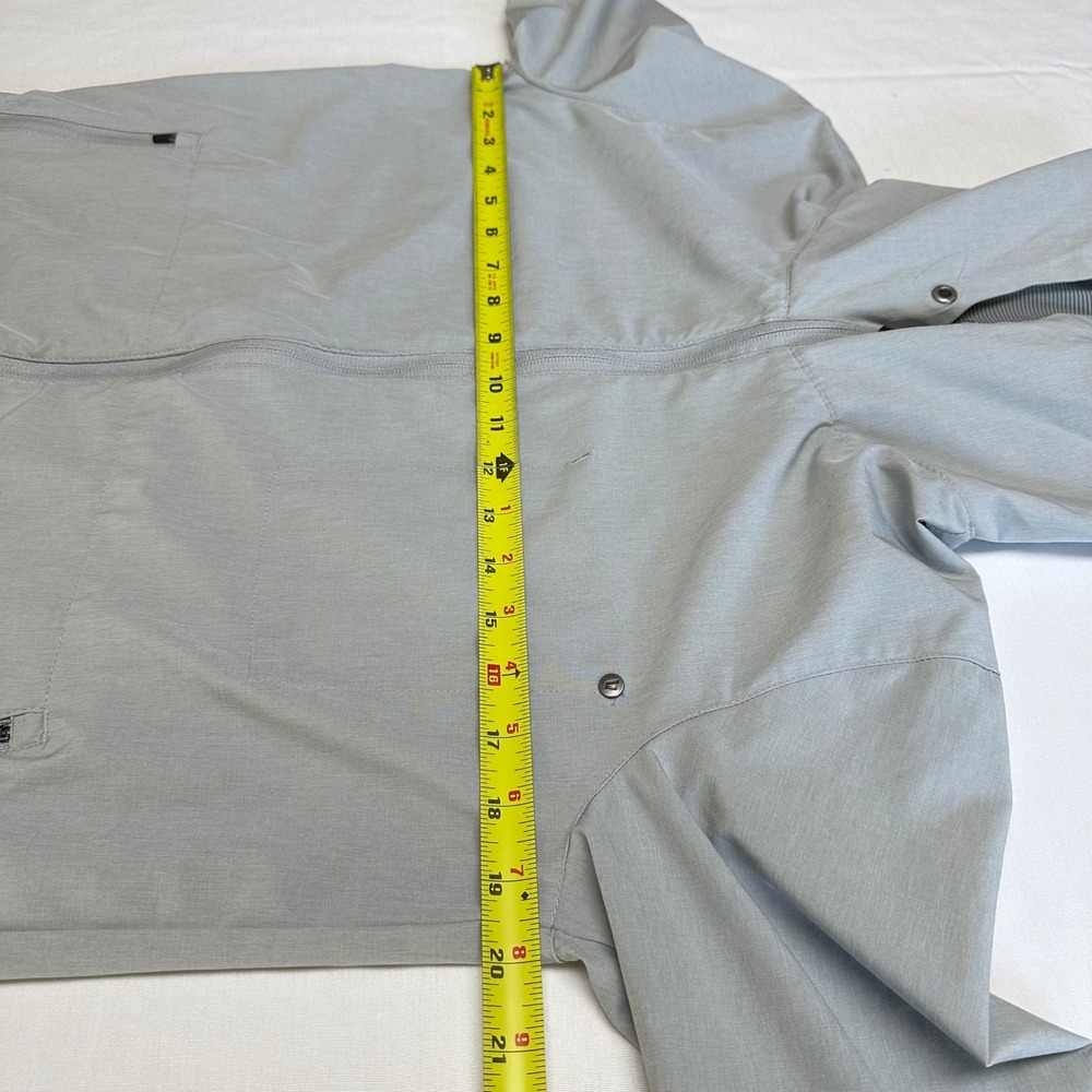 Vuori Womens Outdoor Tranier Shell Jacket Small Gray Hooded Full Zip Windbreaker - Picture 8 of 10